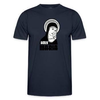 Holy Maria - Männer Funktions-T-Shirt - Navy - Vorne - AI Model Male 178 dark (178cm)
