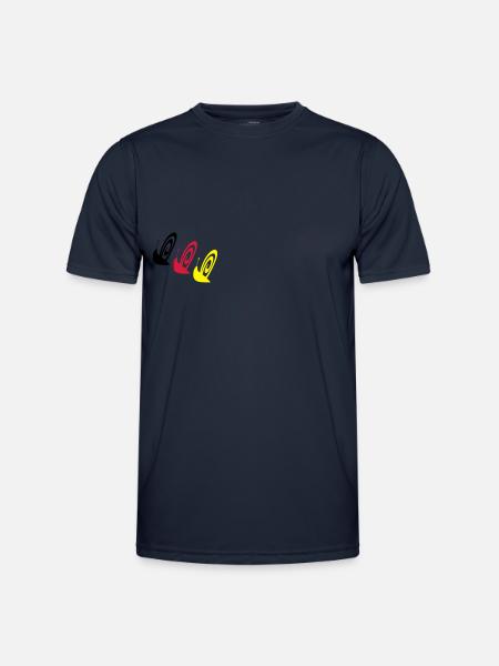 Snail - Men's Functional T-Shirt - navy