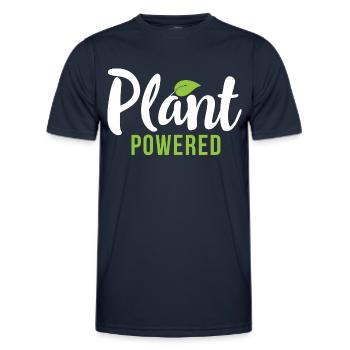 Plantes à base végétalienne délicieux manger légumes Cool - T-shirt sport Homme - bleu marine - Devant - AI Model Male 178 dark (178cm)