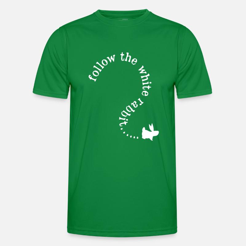 Suis le lapin blanc T-shirt sport Homme