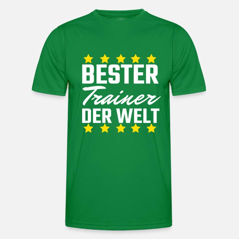 Bester Trainer Männer Funktions-T-Shirt