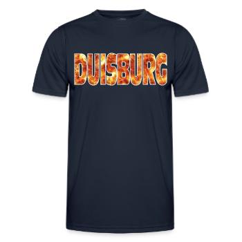 Duisbourg - T-shirt sport Homme - bleu marine - Devant - AI Model Male 178 dark (178cm)