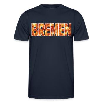 Bremen - Men's Functional T-Shirt - navy - Front - AI Model Male 178 dark (178cm)