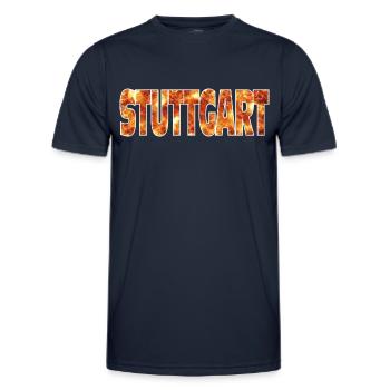 Stuttgart - T-shirt sport Homme - bleu marine - Devant - AI Model Male 178 dark (178cm)