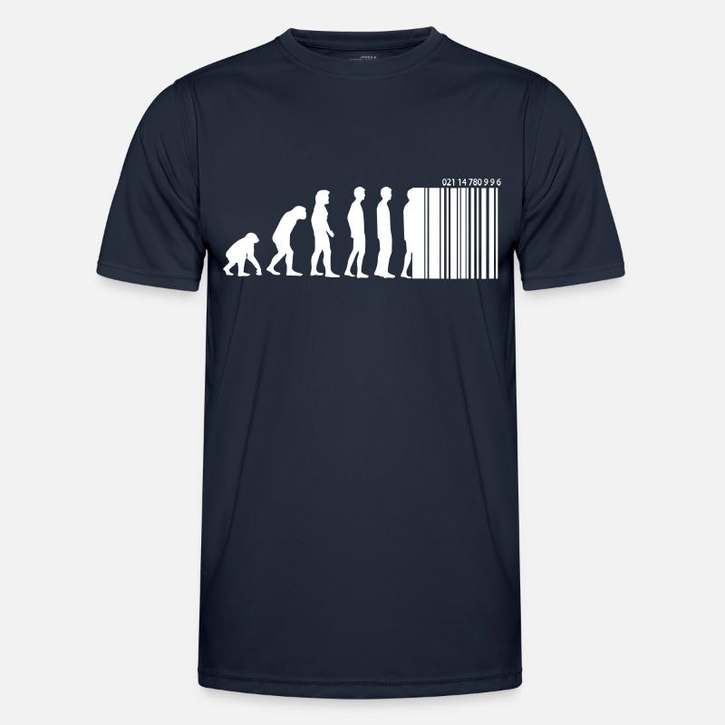DARWIN - EVOLUTION SOCIETE - CODE BARRE T-shirt sport Homme