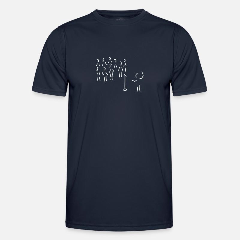 chor-gesang mit dirigent Männer Funktions-T-Shirt