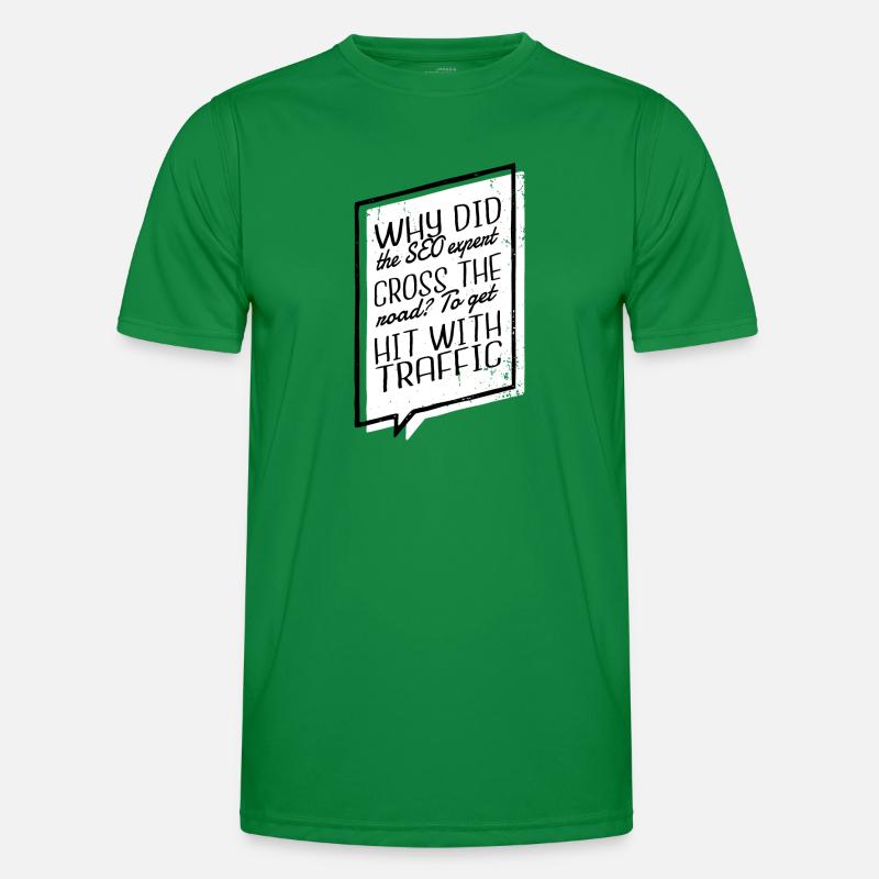 computer programming admin jokes happy doctor Männer Funktions-T-Shirt