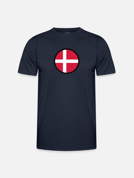 Marked By Denmark - Men's Functional T-Shirt - navy
