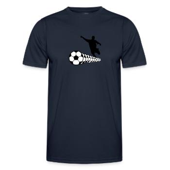 Footballer Soccer Soccer Player 2c - Men's Functional T-Shirt - navy - Front - AI Model Male 178 dark (178cm)