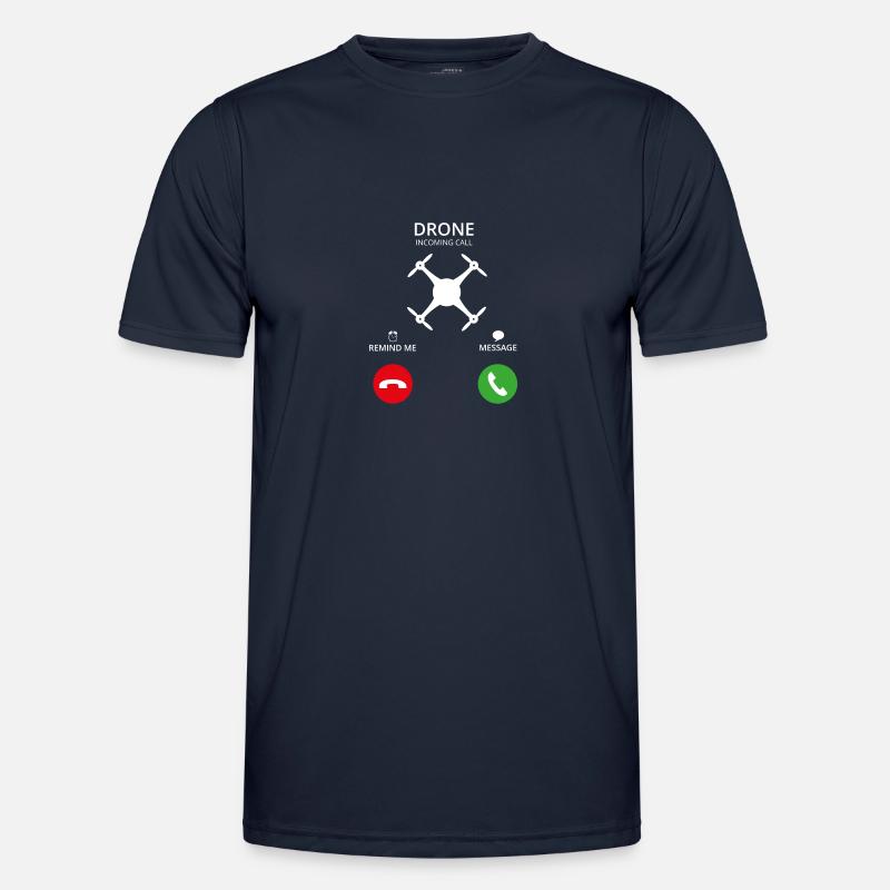 Call Mobile Call drone drone - Men's Functional T-Shirt - navy