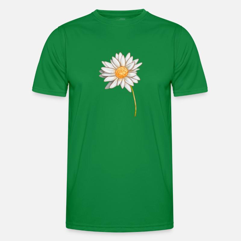 Gänseblümchen Männer Funktions-T-Shirt