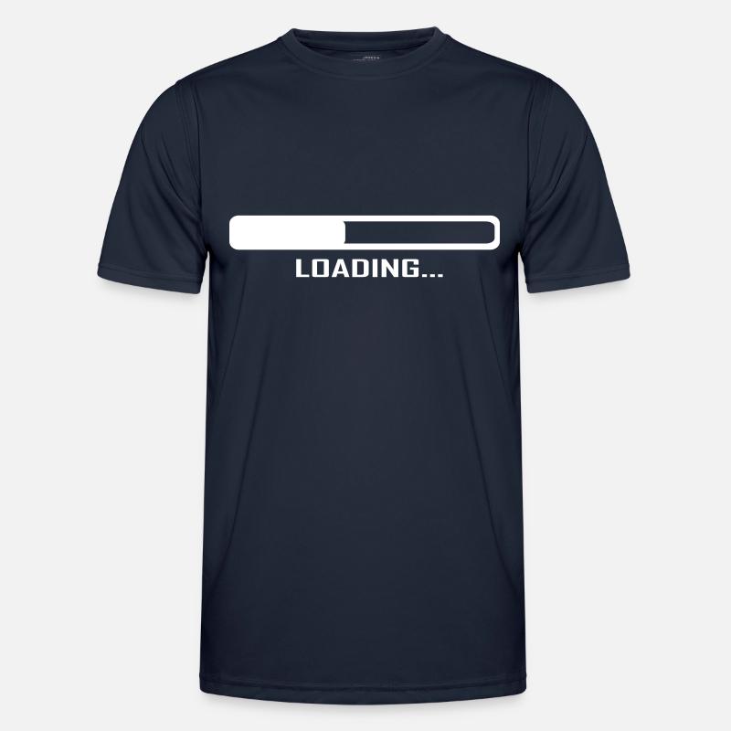 Loading Bar - Computer - Men's Functional T-Shirt - navy
