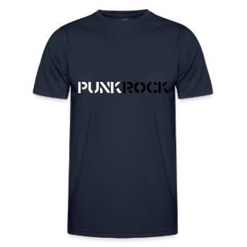 Punk rock - Maglietta sportiva per uomo - navy - Fronte - AI Model Male 178 dark (178cm)