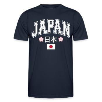 Japan - Männer Funktions-T-Shirt - Navy - Vorne - AI Model Male 178 dark (178cm)