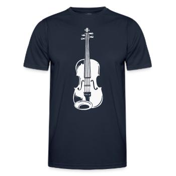 Violin Violin - Men's Functional T-Shirt - navy - Front - AI Model Male 178 dark (178cm)