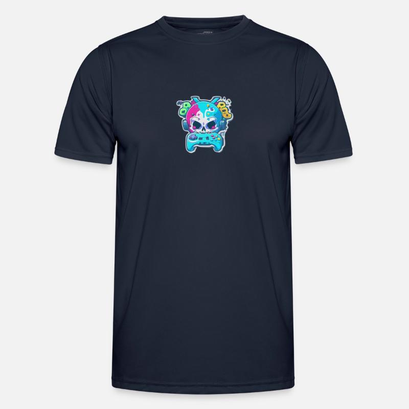 Skullhead Controller - Maglietta sportiva per uomo - navy