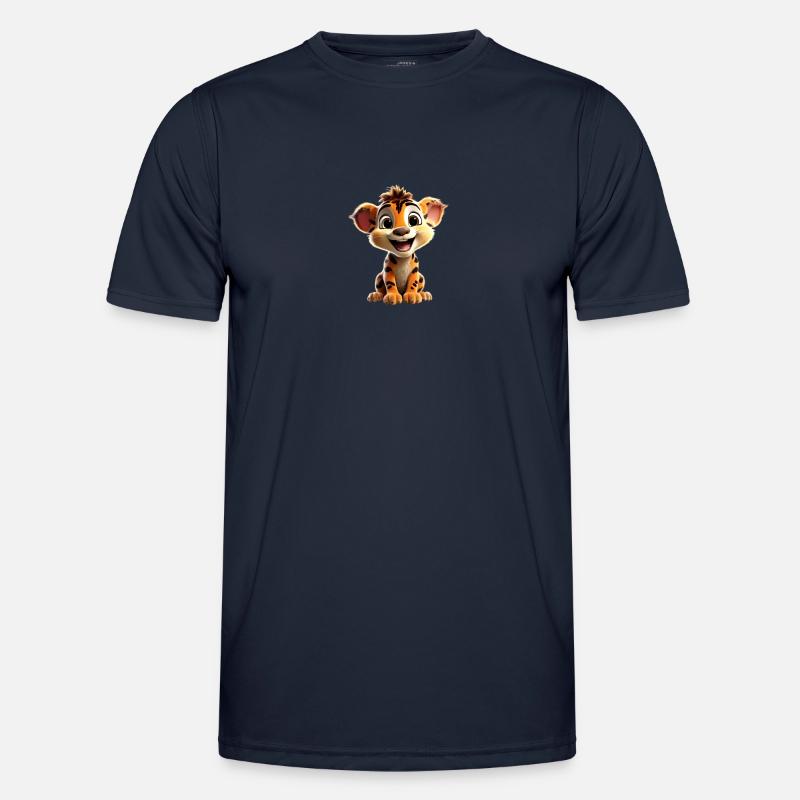 Merry Lion Cub - Men's Functional T-Shirt - navy