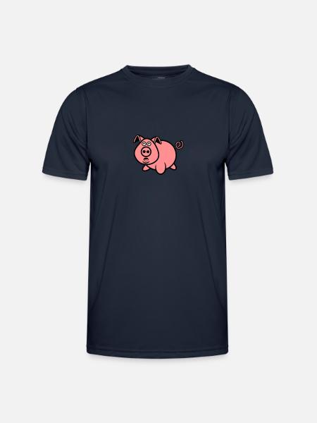 Sweet pork - Men's Functional T-Shirt - navy