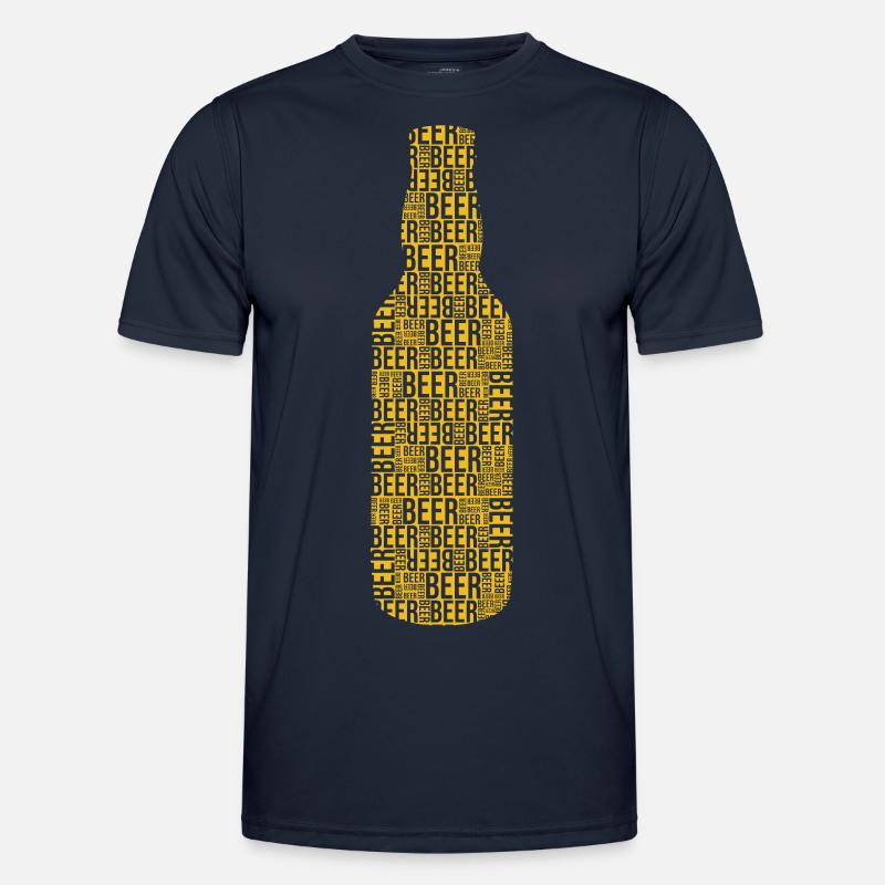 Bier Bier Bier - Männer Funktions-T-Shirt - Navy