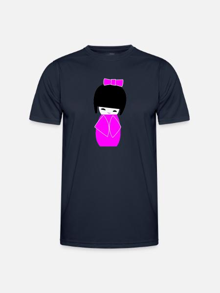 Kokeshi - T-shirt sport Homme - bleu marine