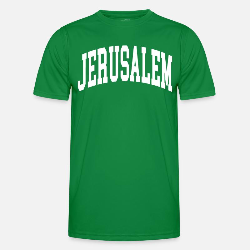 Jerusalem Männer Funktions-T-Shirt