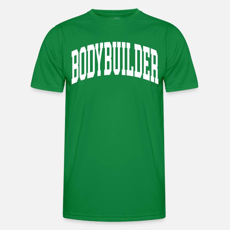 Bodybuilder Männer Funktions-T-Shirt
