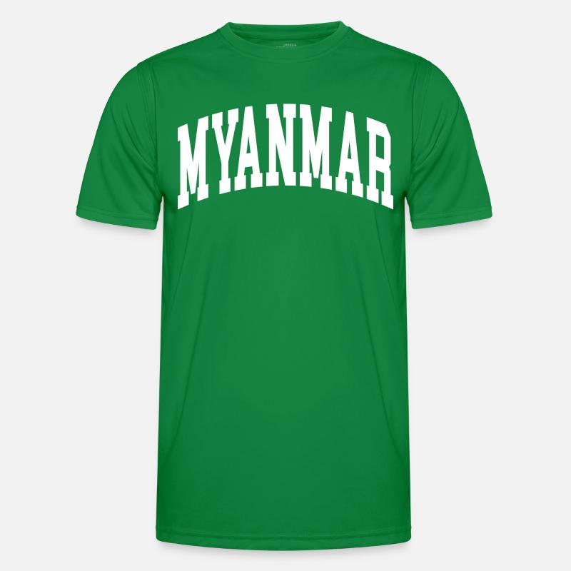 Myanmar Männer Funktions-T-Shirt