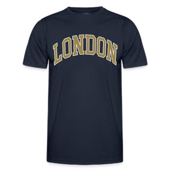 London - Men's Functional T-Shirt - navy - Front - AI Model Male 178 dark (178cm)