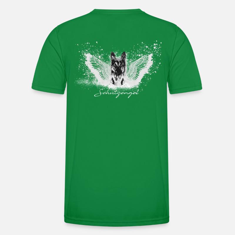 schäferhund ,hund,graffiti, schutzengel,engel Männer Funktions-T-Shirt