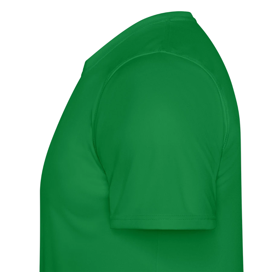 Agrigento badge on a men's functional t-shirt, kelly green, left
