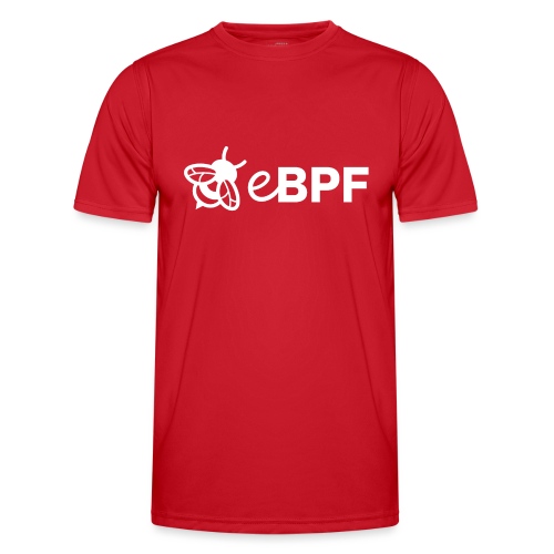 ebpf logo monochrome on dark - Men's Functional T-Shirt