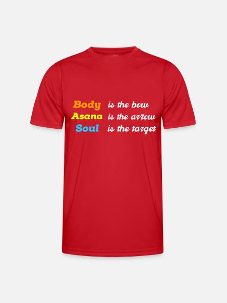 Yoga, Yoga, Yoga, Yoga, Yoga, Yoga, Yoga, Yoga - Männer Funktions-T-Shirt - Rot