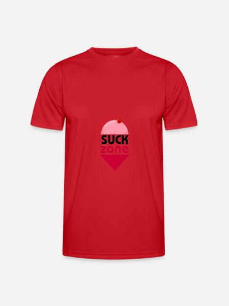 SUCK ZONE - Men's Functional T-Shirt - red
