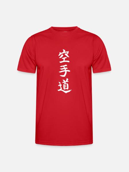 Karatedo - Männer Funktions-T-Shirt - Rot