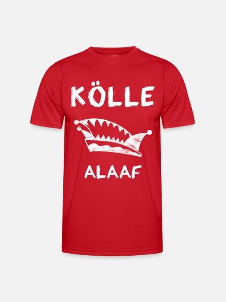 Karneval Köln - Kölle Alaaf - Männer Funktions-T-Shirt - Rot
