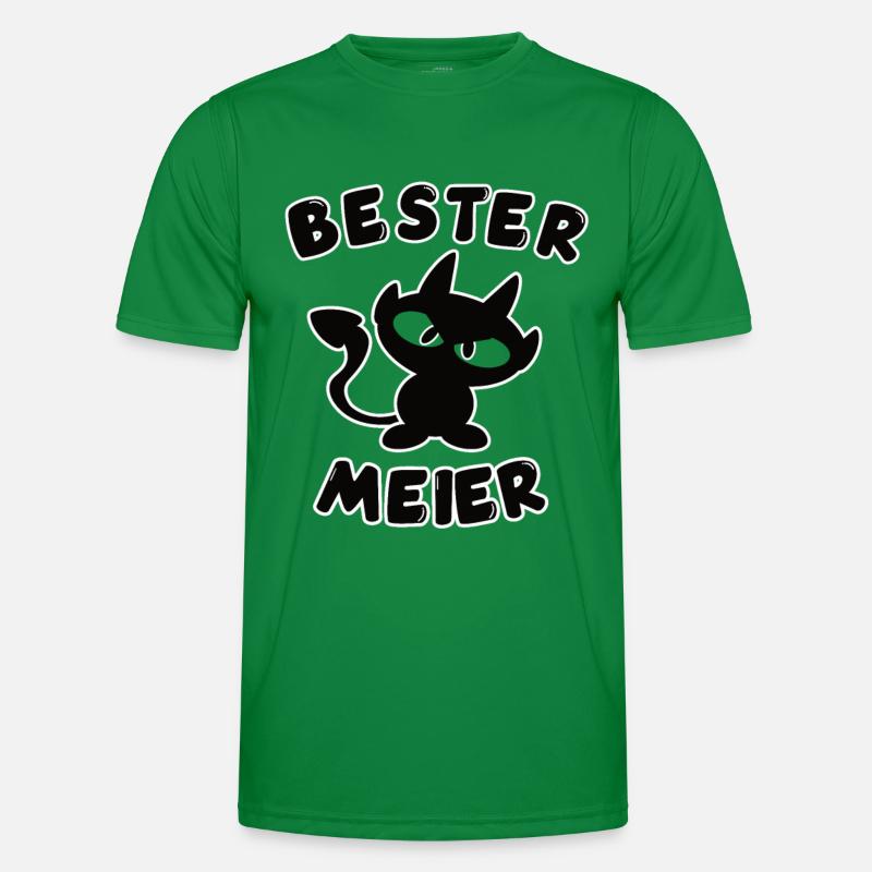 cooles bester Meier und Teufel Design Männer Funktions-T-Shirt
