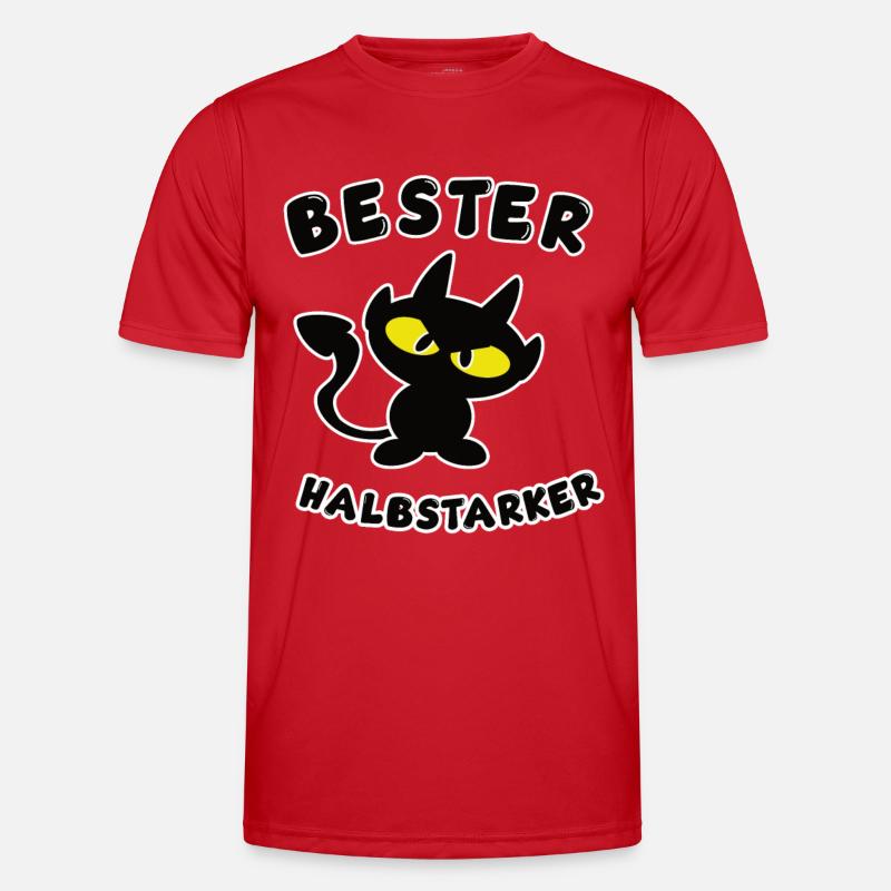 cooles bester Halbstarker Design - Männer Funktions-T-Shirt - Rot