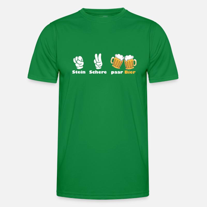 paar Bier Männer Funktions-T-Shirt