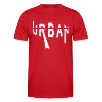 Urban - T-shirt sport Homme - rouge - Devant - AI Model Male 178 dark (178cm)
