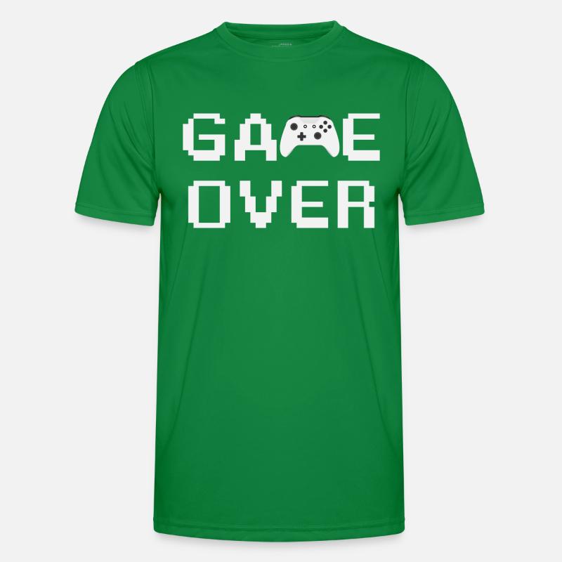 Game Over Controller White Männer Funktions-T-Shirt