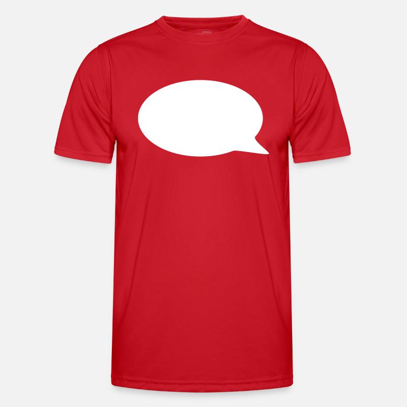 Balloon / / cartoon / / saying / / do statement - Men's Functional T-Shirt - red