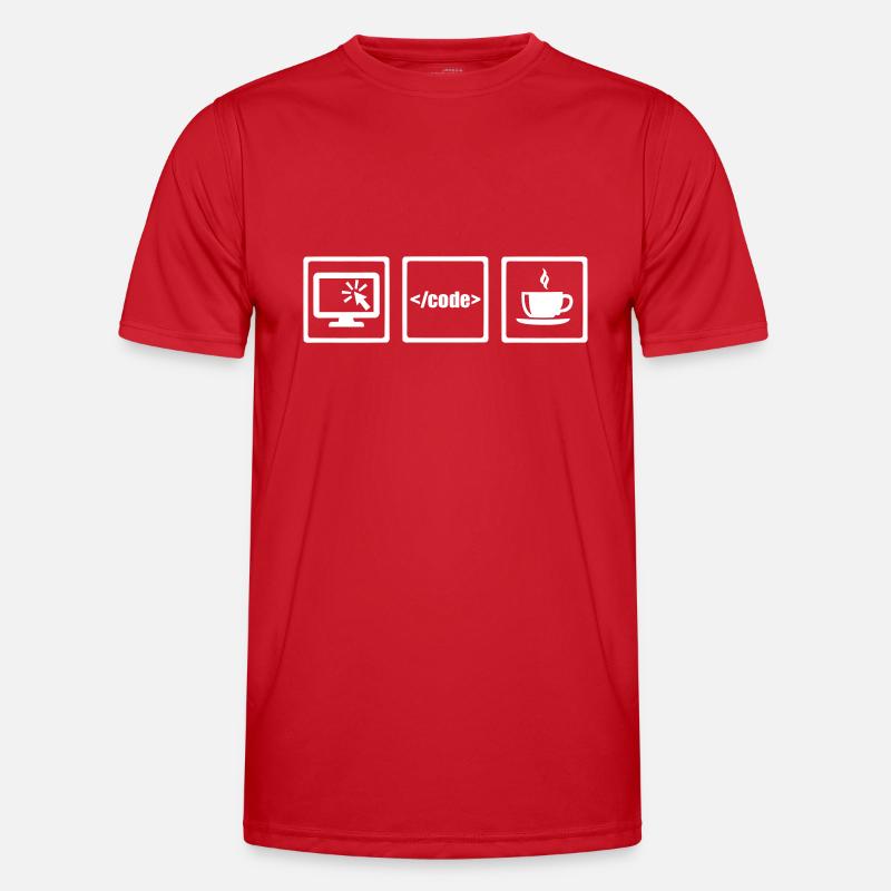 Programmer - Men's Functional T-Shirt - red