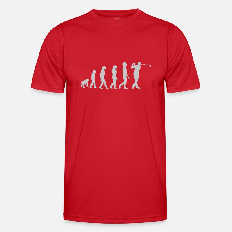 Golf Evolution - Men's Functional T-Shirt - red