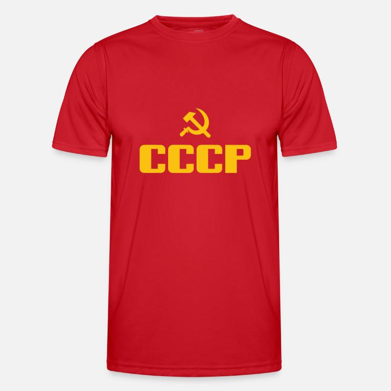 Soviet - Hammer and Sickle Soviet Union - Communist Men's Functional T-Shirt