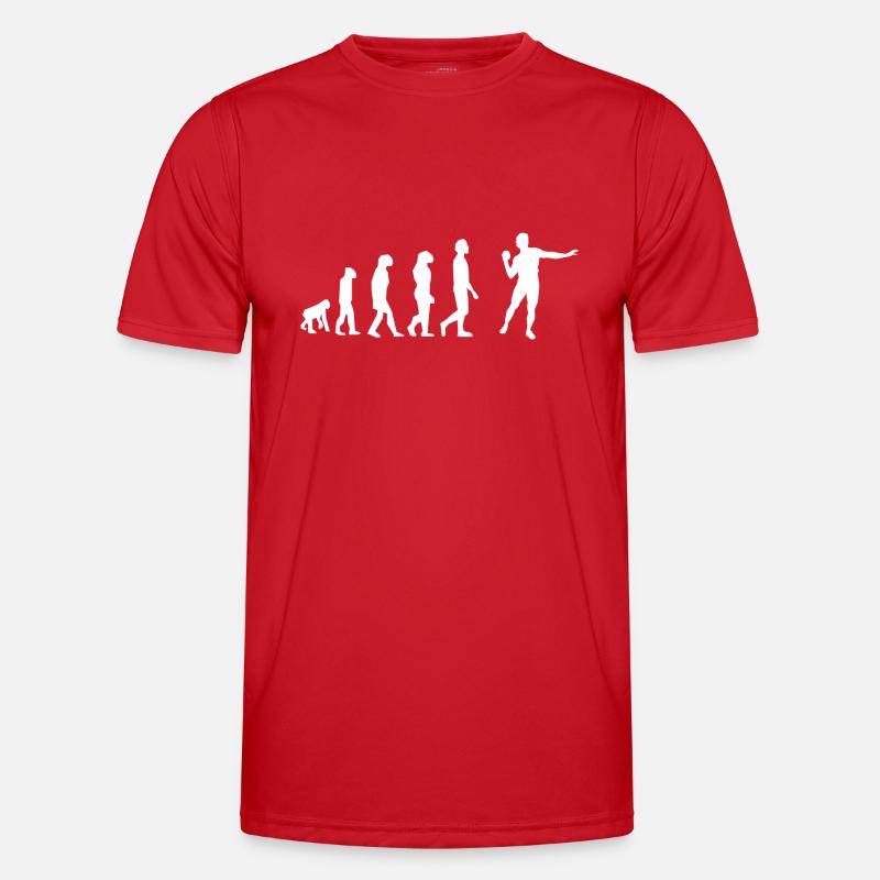Weight Throw Evolution - Men's Functional T-Shirt - red