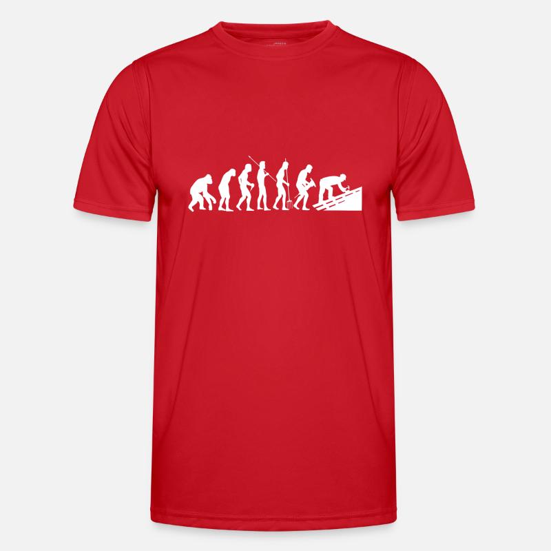 Roofer Development Master Roofer Craft - Men's Functional T-Shirt - red