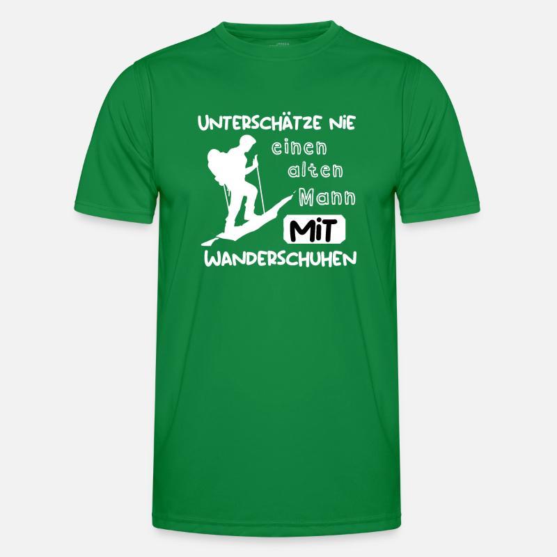 Mit Wanderschuhen Männer Funktions-T-Shirt