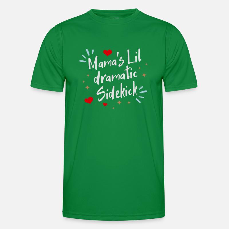 Mama ́s lil dramatic Sidekick Men's Functional T-Shirt