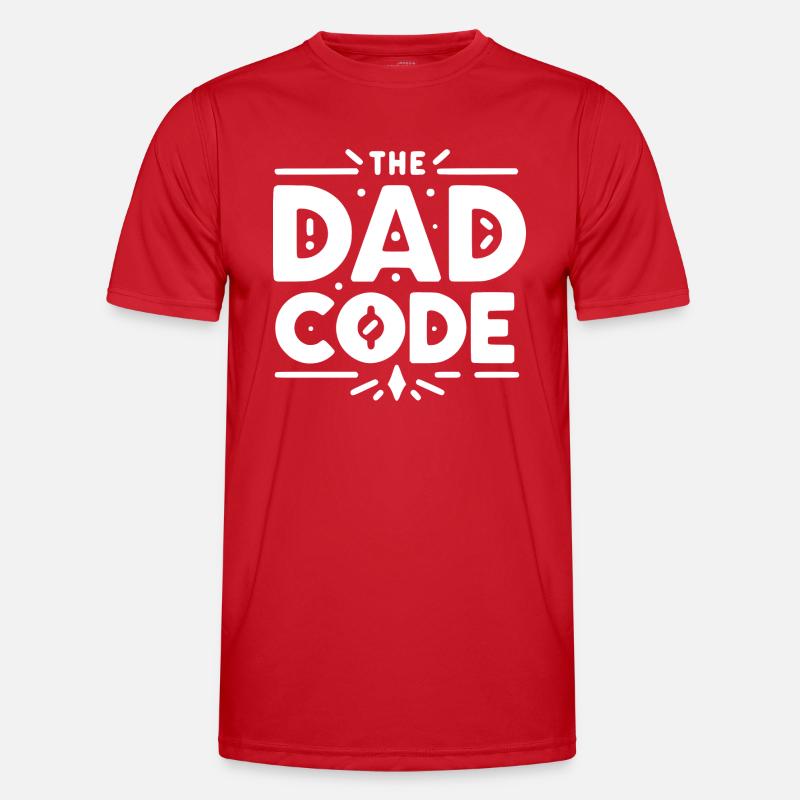 The Dad Code - Men's Functional T-Shirt - red