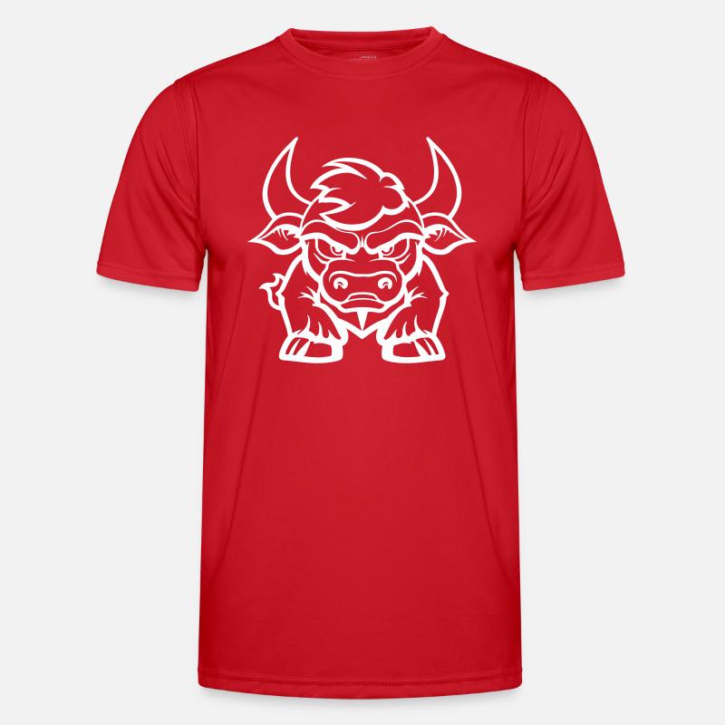 bull - Men's Functional T-Shirt - red